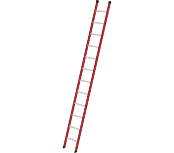 Straight ladder RFG/alu w/o stab., 12 rungs | © MUNK GmbH