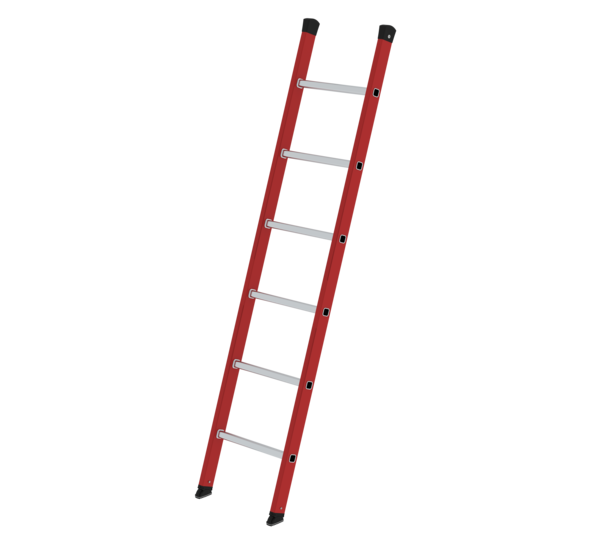 Straight ladder RFG/alu w/o stab., 6 rungs | © MUNK GmbH