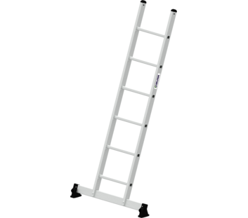Straight ladder w. nivello stabiliser, 6 rungs | © MUNK GmbH