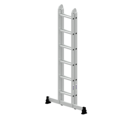 Folding ladder 2-sec.w.nivello stab. 2x6 rungs | © MUNK GmbH