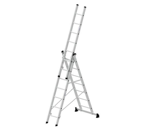 Multi-purp. ladder 3-sec.w.nivello stab. 3x7 rungs | © MUNK GmbH