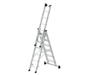 Multi-purpose ladder with steps, 3-section | © MUNK GmbH