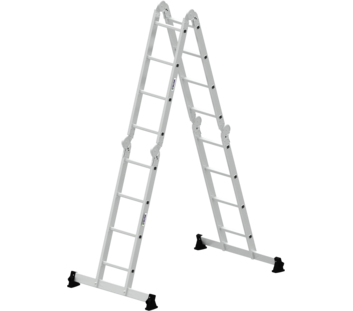 Multi-funct. ladder 4-sec.w.nivello stab. 4x4 rgs  | © MUNK GmbH