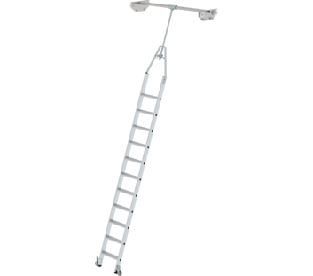Shelf ladder rotating for double shelf, 11 steps | © MUNK GmbH
