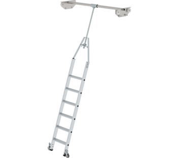 Shelf ladder rotating for double shelf, 6 steps | © MUNK GmbH
