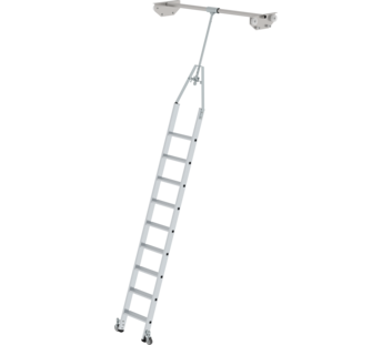 Shelf ladder rotating for double shelf, 9 steps | © MUNK GmbH