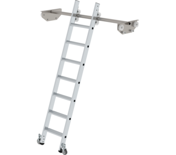 Shelf ladder mobile for double shelf, 7 steps | © MUNK GmbH