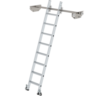 Shelf ladder mobile for double shelf, 8 steps | © MUNK GmbH