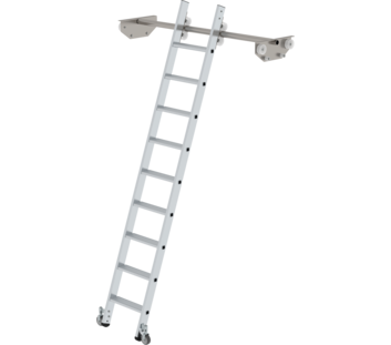 Shelf ladder mobile for double shelf, 9 steps | © MUNK GmbH