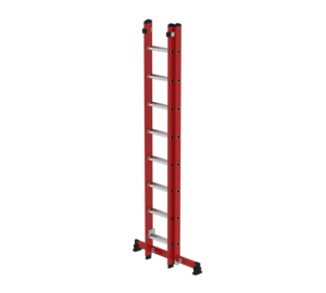 2-section extension ladder GRP / aluminium traverse 2x8 | © MUNK GmbH