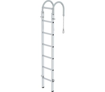 Rung mast hanging ladder, 2.14 m, 6 rungs | © MUNK GmbH