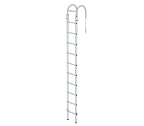 Rung mast hanging ladder, 3.26 m, 10 rungs | © MUNK GmbH