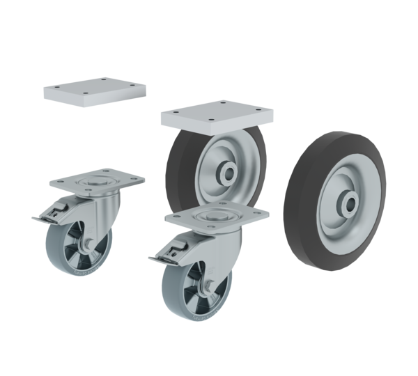 Electrically conductive castors for tanker ladders | © MUNK GmbH