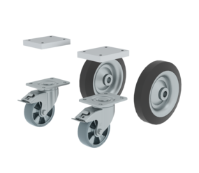 Electrically conductive castors for tanker ladders | © MUNK GmbH