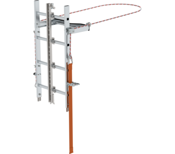 Two-pole mast ladder, upper section 1.1 m, 4 rungs | © MUNK GmbH