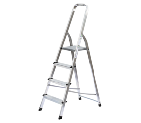 Household ladder, single-sided access, 4 steps | © MUNK GmbH
