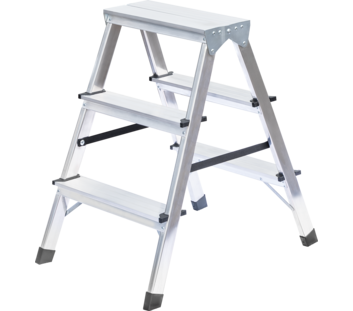 Household ladder, double-sided access, 2x3 steps | © MUNK GmbH