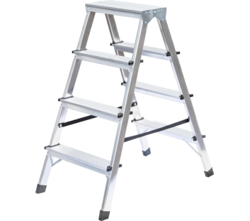 Household ladder, double-sided access, 2x4 steps | © MUNK GmbH