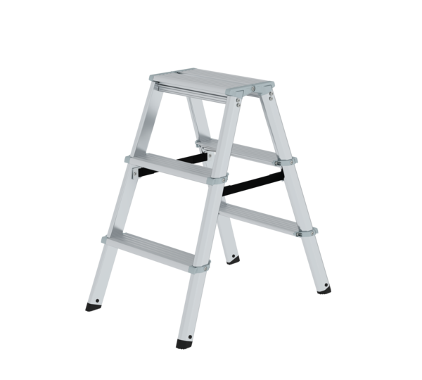 ML double-sided step ladder, 2-sided acc., 2x3 st | © MUNK GmbH