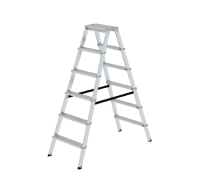 ML double-sided step ladder, 2-sided acc., 2x6 st | © MUNK GmbH