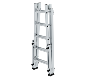 Alu. double-sided ladder, 2x5 rungs | © MUNK GmbH