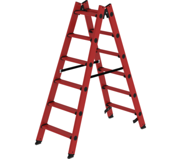 Escabeau, GRP, des deux côtés, 2x6 marches | © MUNK GmbH