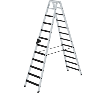 Double-sided ladder,2-sid. acc.w.clip-step,2x12 st | © MUNK GmbH