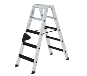 Double-sided ladder, 2-sid. acc.w.clip-step,2x5 st | © MUNK GmbH