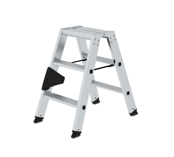 Double-sided step ladder, 2-sided access,2x3 steps | © MUNK GmbH