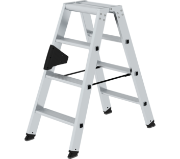 Double-sided step ladder, 2-sided access,2x4 steps | © MUNK GmbH