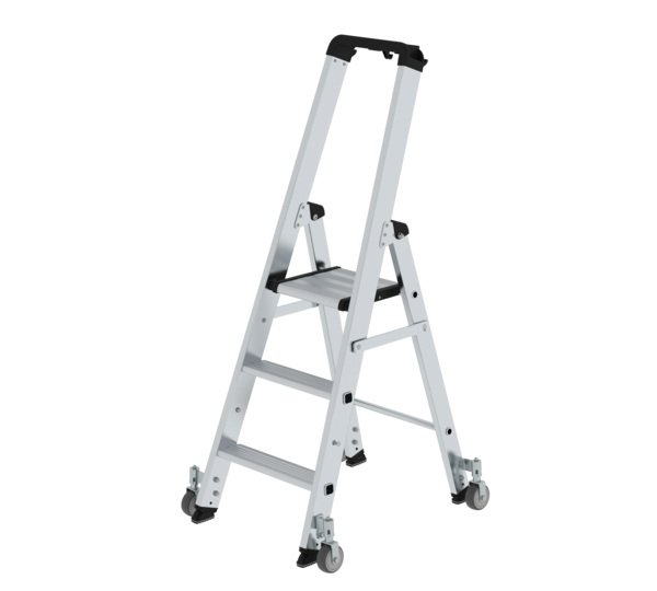2-sided ladder, 1-sided access w. castors, 3 st. | © MUNK GmbH