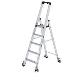 2-sided ladder, 1-sided access w. castors, 5 st. | © MUNK GmbH