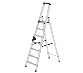 Double-sided step ladder, 1-sided access, 7 steps | © MUNK GmbH