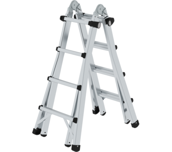 Telescopic ladder 4-section without stabiliser | © MUNK GmbH