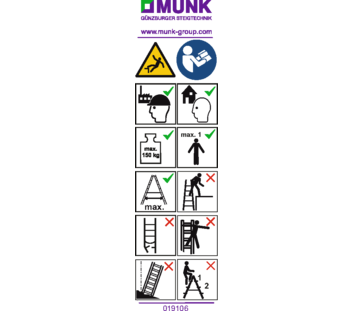 Stickers with user instructions | © MUNK GmbH