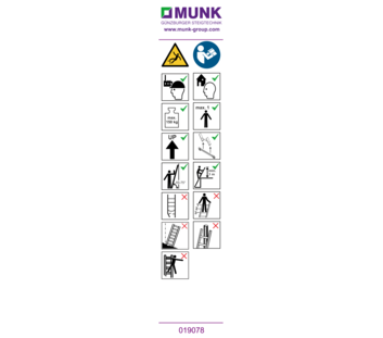 Sticker with user information | © MUNK GmbH