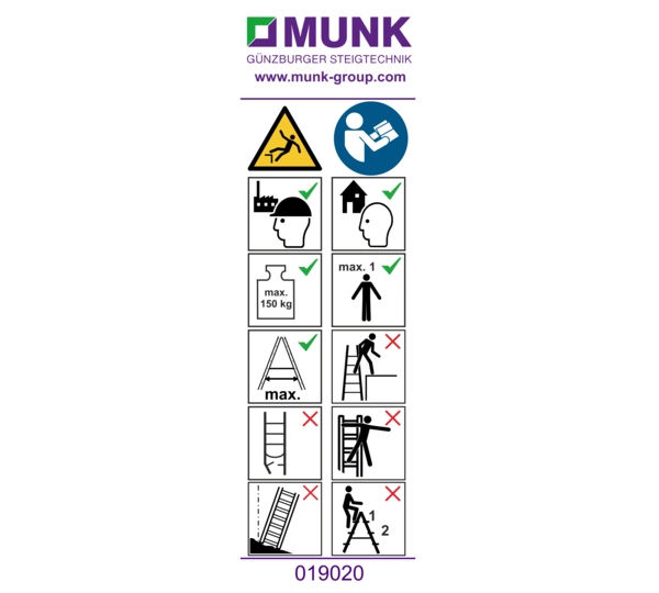 Sticker with user information | © MUNK GmbH
