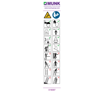 Sticker with user information | © MUNK GmbH