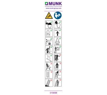 Sticker with user information | © MUNK GmbH
