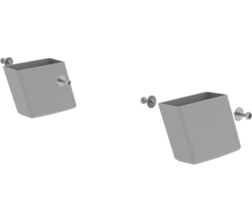 Outside shoe mtg. set for wooden ladder 60x23mm | © MUNK GmbH