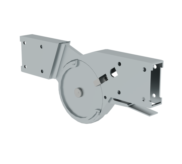 Autom. steel hinge (outer) for m-p ladder | © MUNK GmbH