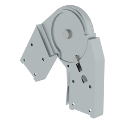 Automatic steel hinge for folding ladder | © MUNK GmbH