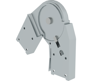 Automatic steel hinge for folding ladder | © MUNK GmbH