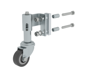 Spring-loaded castor Ø50 mm right for step ladder | © MUNK GmbH