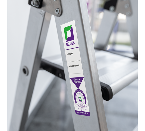 Autocollant d'inventaire | © MUNK GmbH