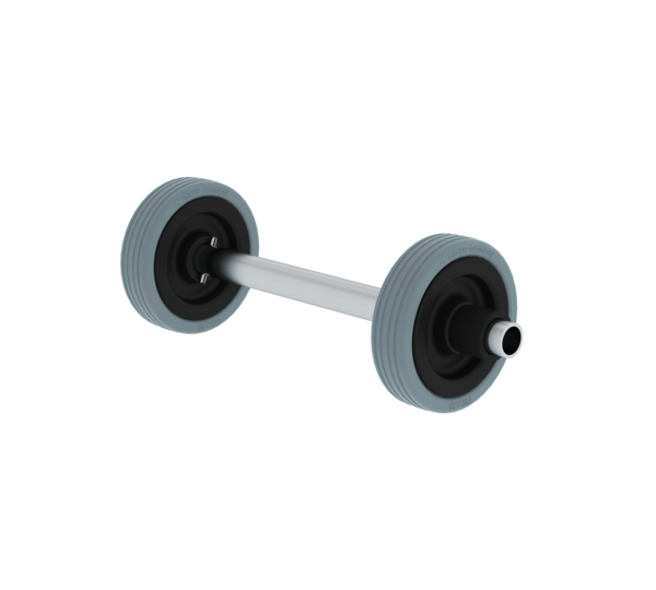 Complete castor unit for multi-purpose ladders | © MUNK GmbH