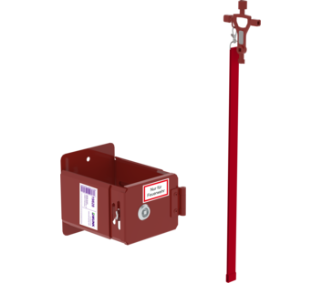 Lockable fire ladder holder step | © MUNK GmbH