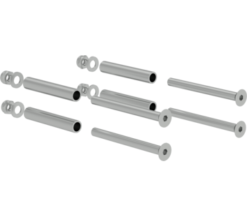 Hook fixing mounting kit f. 73mm depth of side-rail | © MUNK GmbH
