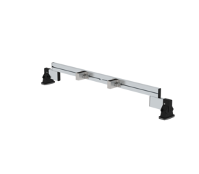 Traverse d'équipement ultérieur avec patin d'échelle nivello® Largeur 1,20 m | © MUNK GmbH