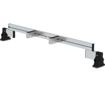 Nachrüst-Traverse mit nivello® Leiterschuh Breite 1,20 m | © MUNK GmbH